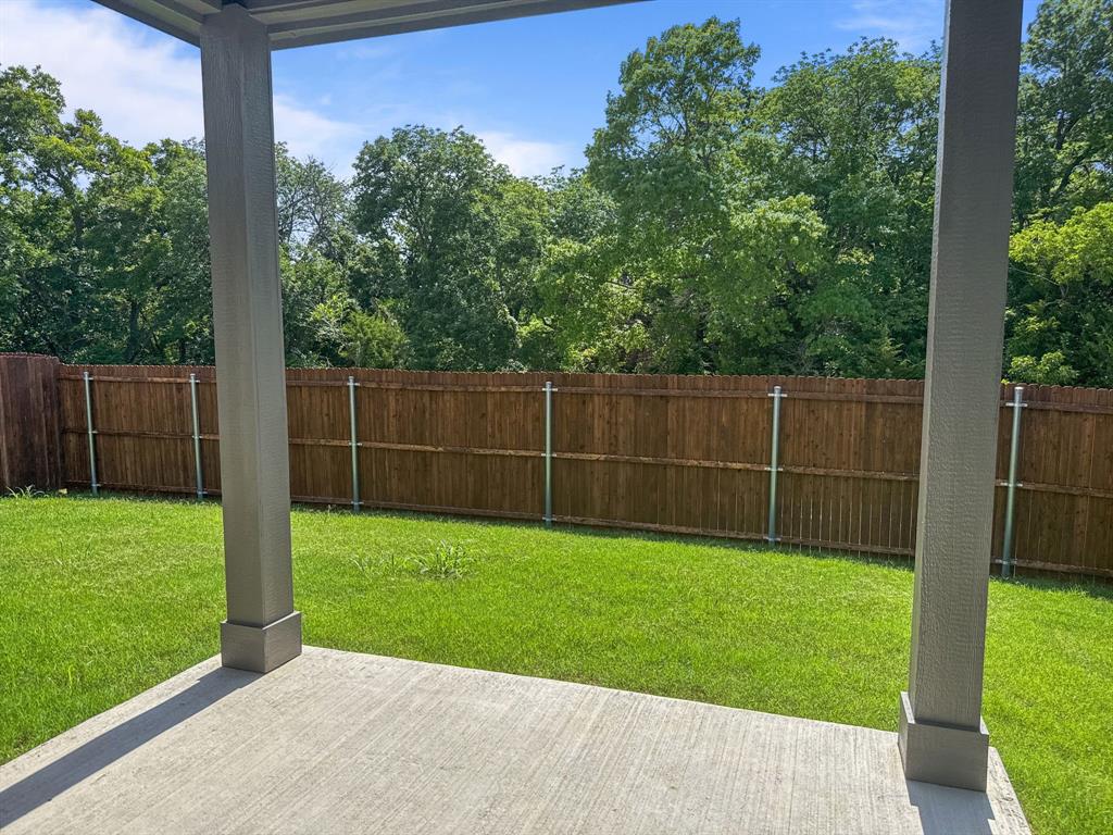 1908 Iris Road Melissa, TX 75454 - Photo 5 of 30 a view of a backyard with a trampoline
