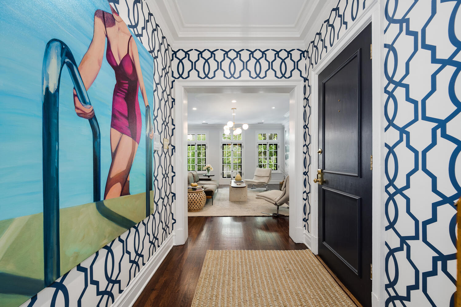 21 East Elm Street, Unit 3D Chicago, IL 60611 - Photo 4 of 27 a view of a hallway view with staircase