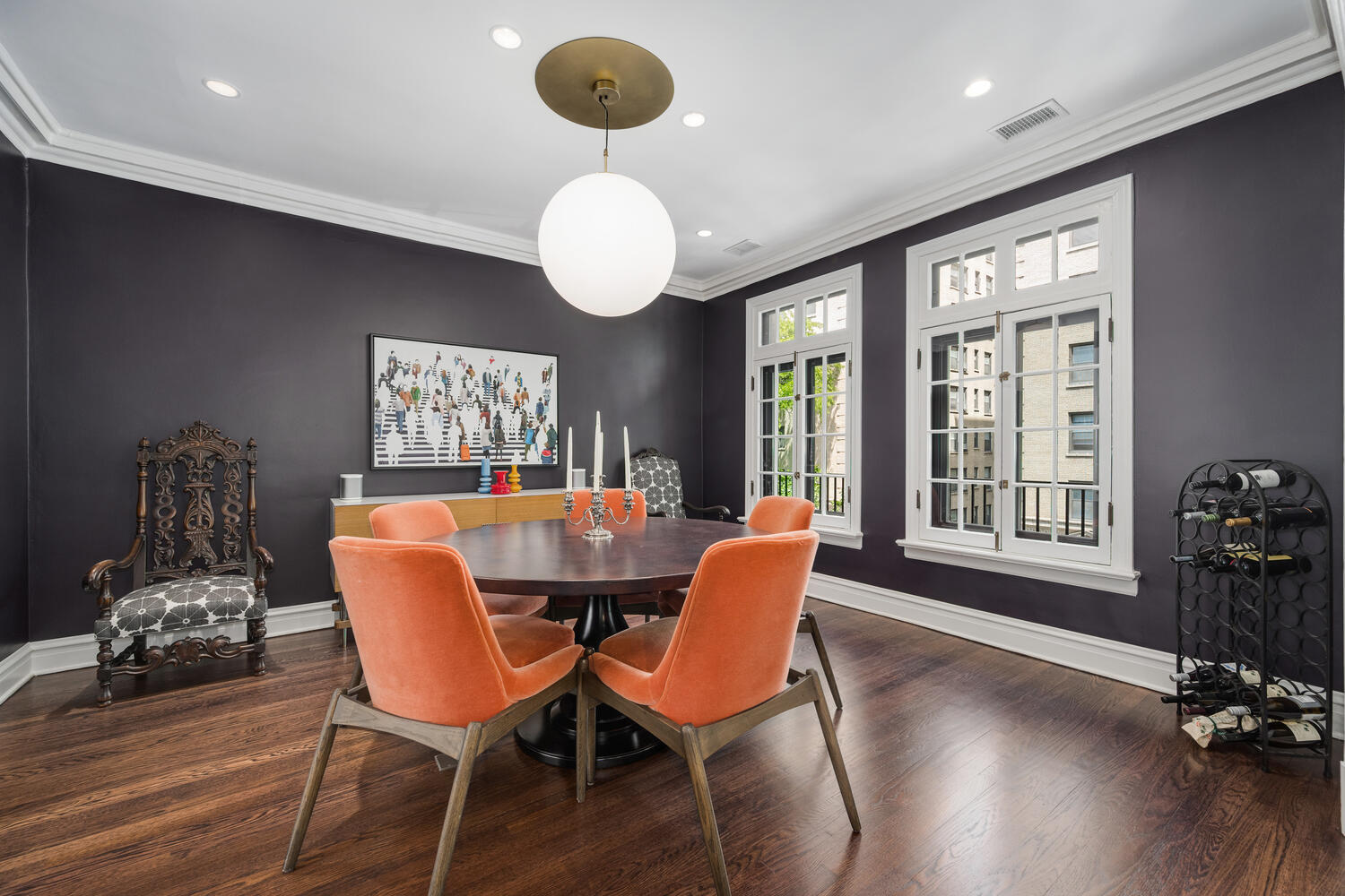 21 East Elm Street, Unit 3D Chicago, IL 60611 - Photo 10 of 27 a view of a dining room with furniture window and wooden floor