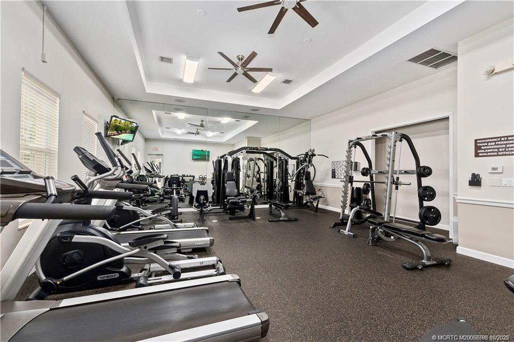 1455 Southeast Conference Circle Stuart, FL 34997 - Photo 60 of 69 a view of a room with gym equipment