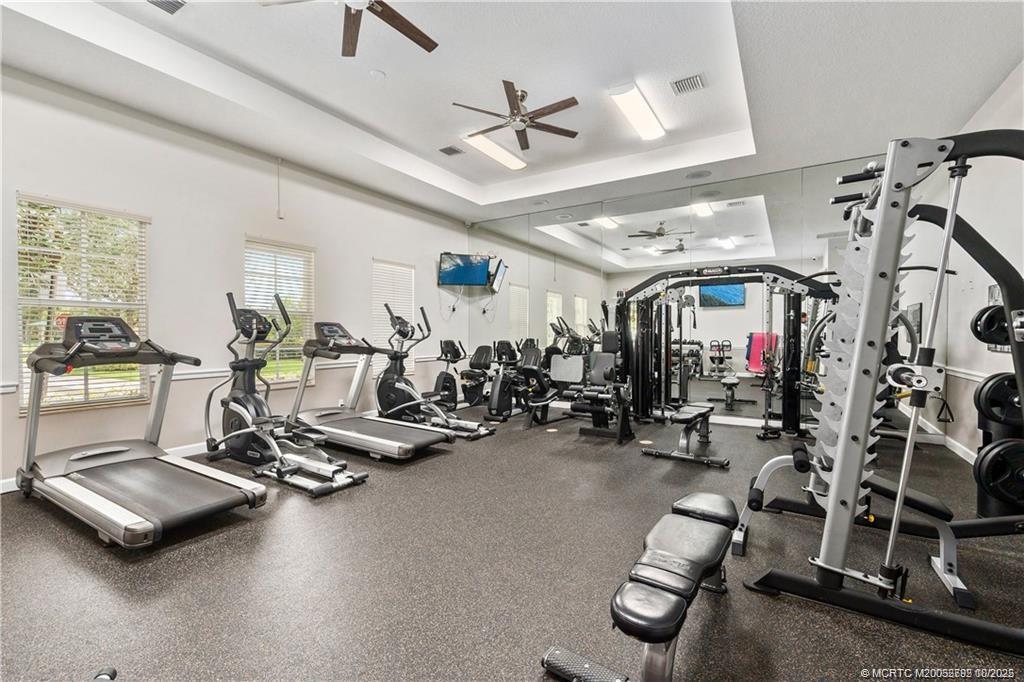 1455 Southeast Conference Circle Stuart, FL 34997 - Photo 61 of 69 a view of a room with gym equipment