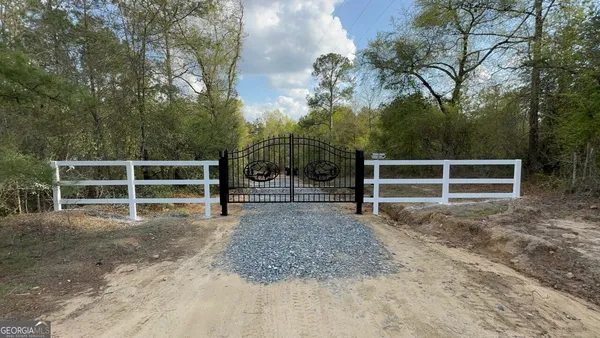 a view of backyard with green space