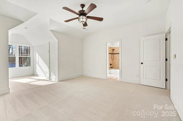 a living room with a rug