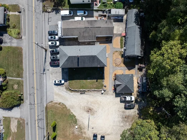 a view of a house with patio