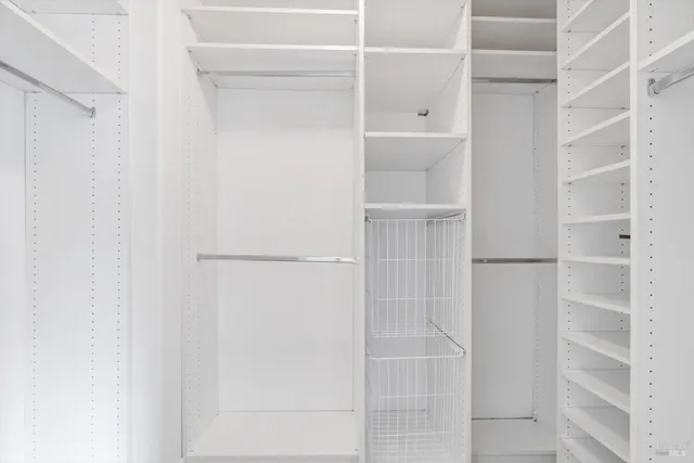 a view of walk in closet