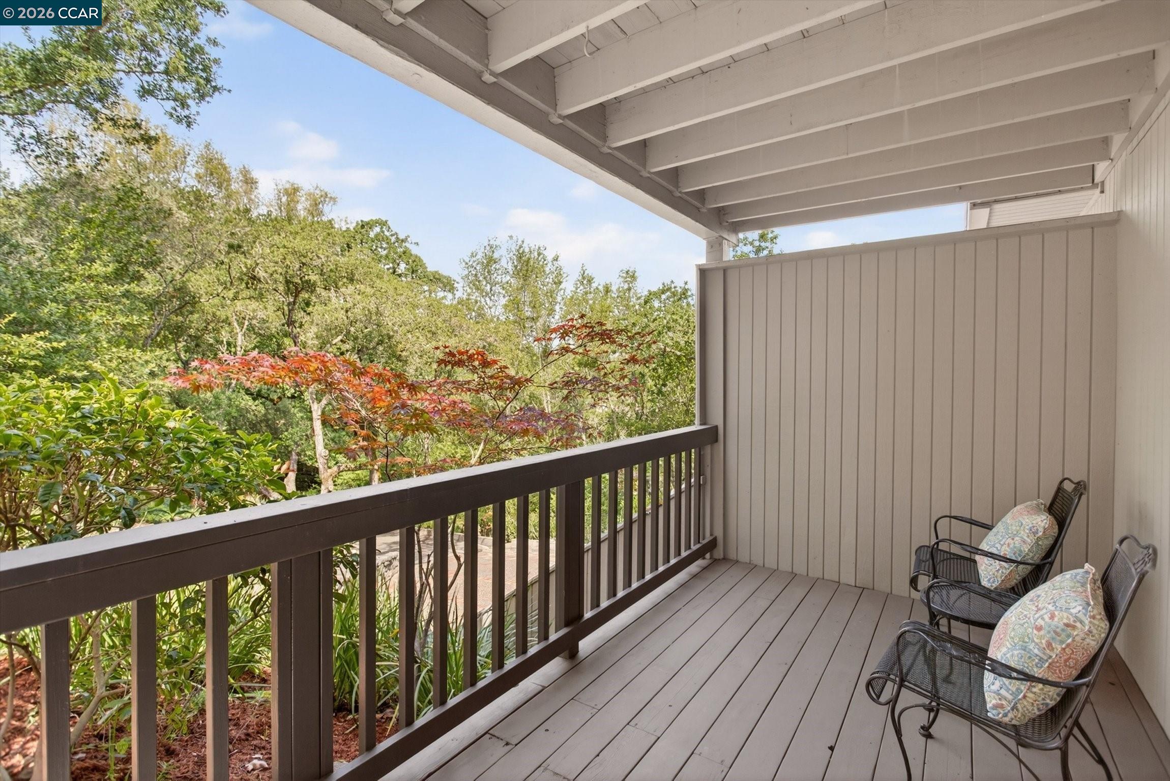 4105 Coralee Lane Lafayette, CA 94549 - Photo 22 of 43 a view of a balcony with furniture
