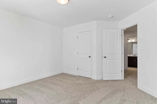 a view of an empty room