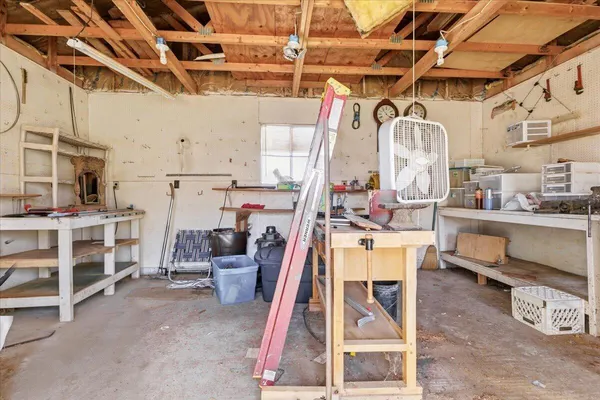 a view of storage and utility room