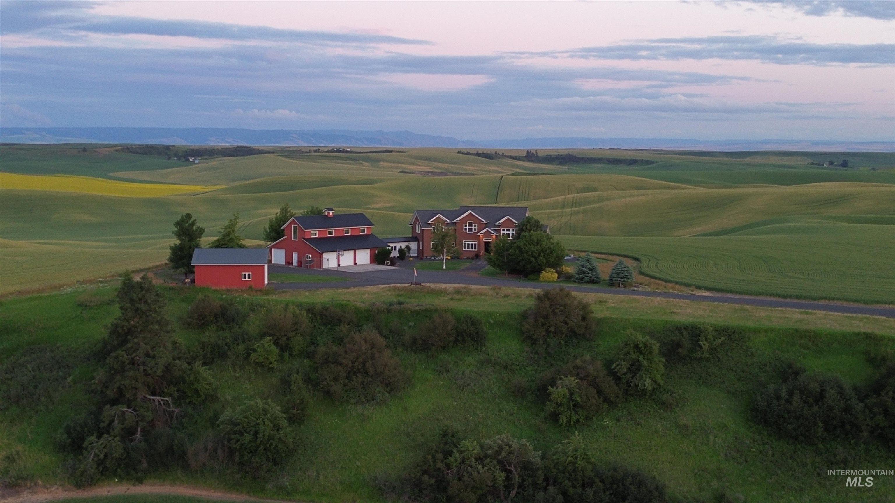 1513 Uniontown Road Genesee, ID 83832 - Photo 28 of 50 Country estate featuring two residences set amidst rolling green fields