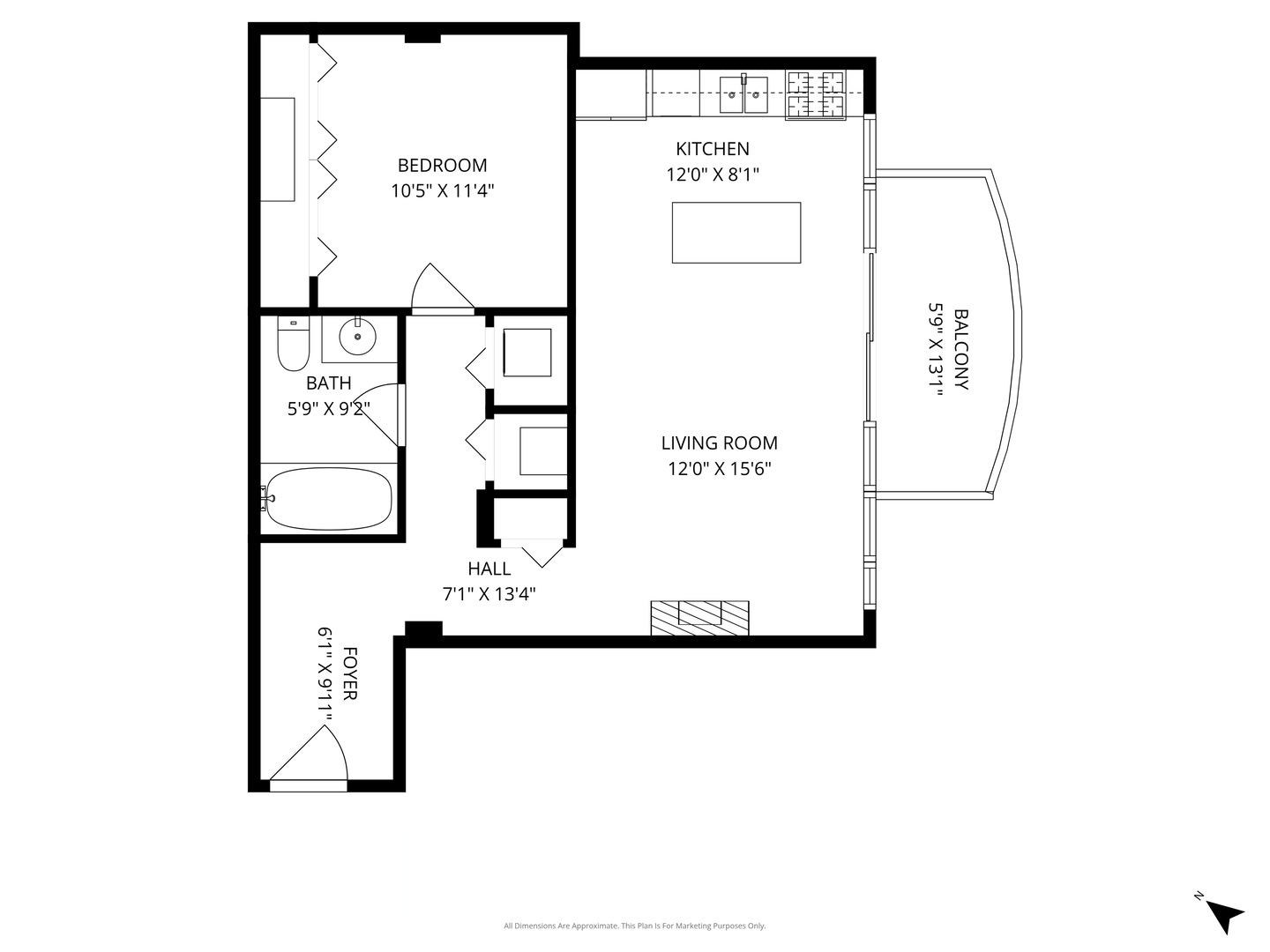 950 West Monroe Street, Unit 809 Chicago, IL 60607 - Photo 21 of 21 unknown