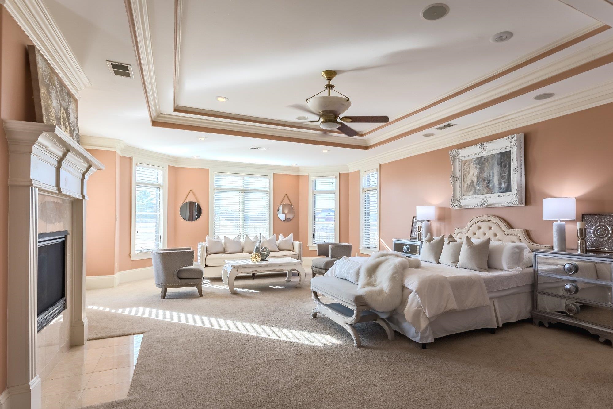 2535 Preakness Drive Eads, TN 38028 - Photo 15 of 34 a bedroom with furniture large window and a fireplace