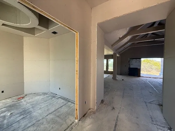 a view of empty room