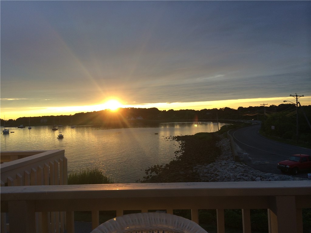 9 Poppasquash Road Bristol, RI 02809 - Photo 33 of 36 Sunset from balcony