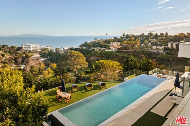a view of a city from a terrace