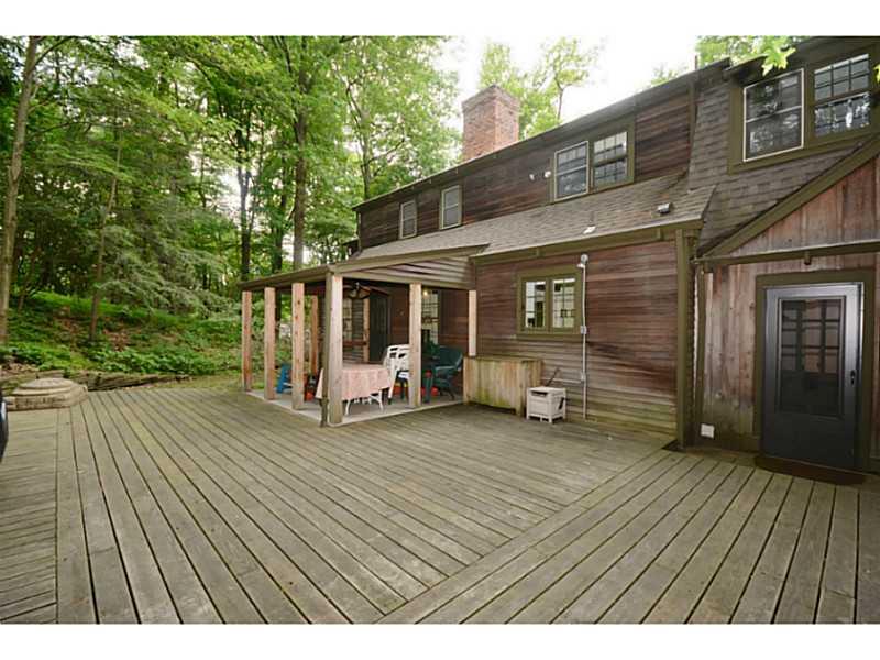 308 Wildberry Road Fox Chapel, PA 15238 - Photo 22 of 24 Exterior Back. Large deck