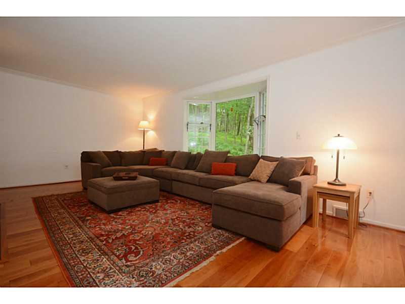308 Wildberry Road Fox Chapel, PA 15238 - Photo 4 of 24 Living Room. Bright living room with cherry hardwood floors