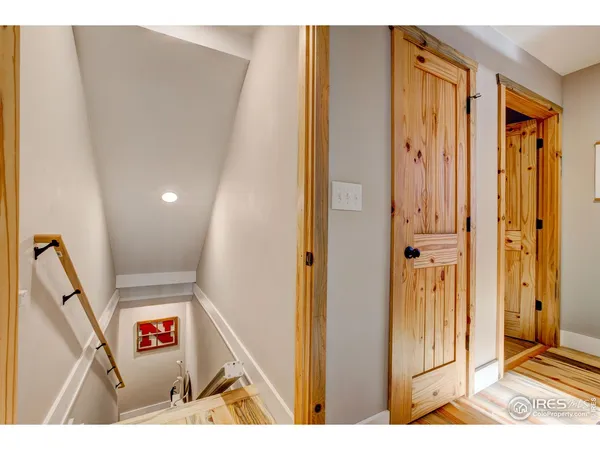 a view of a hallway with a hallway