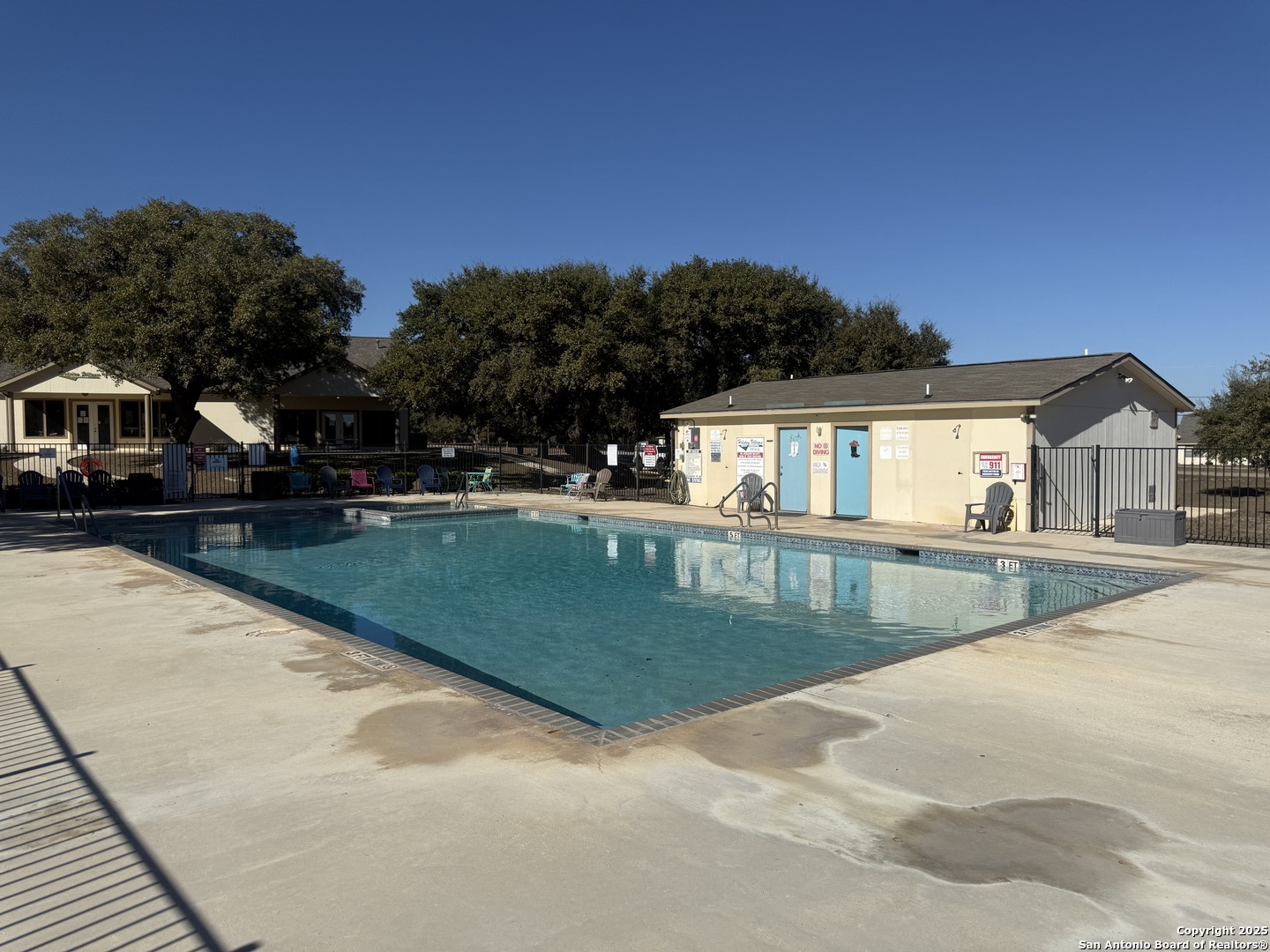 164 Private 1523 Bandera, TX 78003 - Photo 32 of 44 a view of swimming pool with a yard