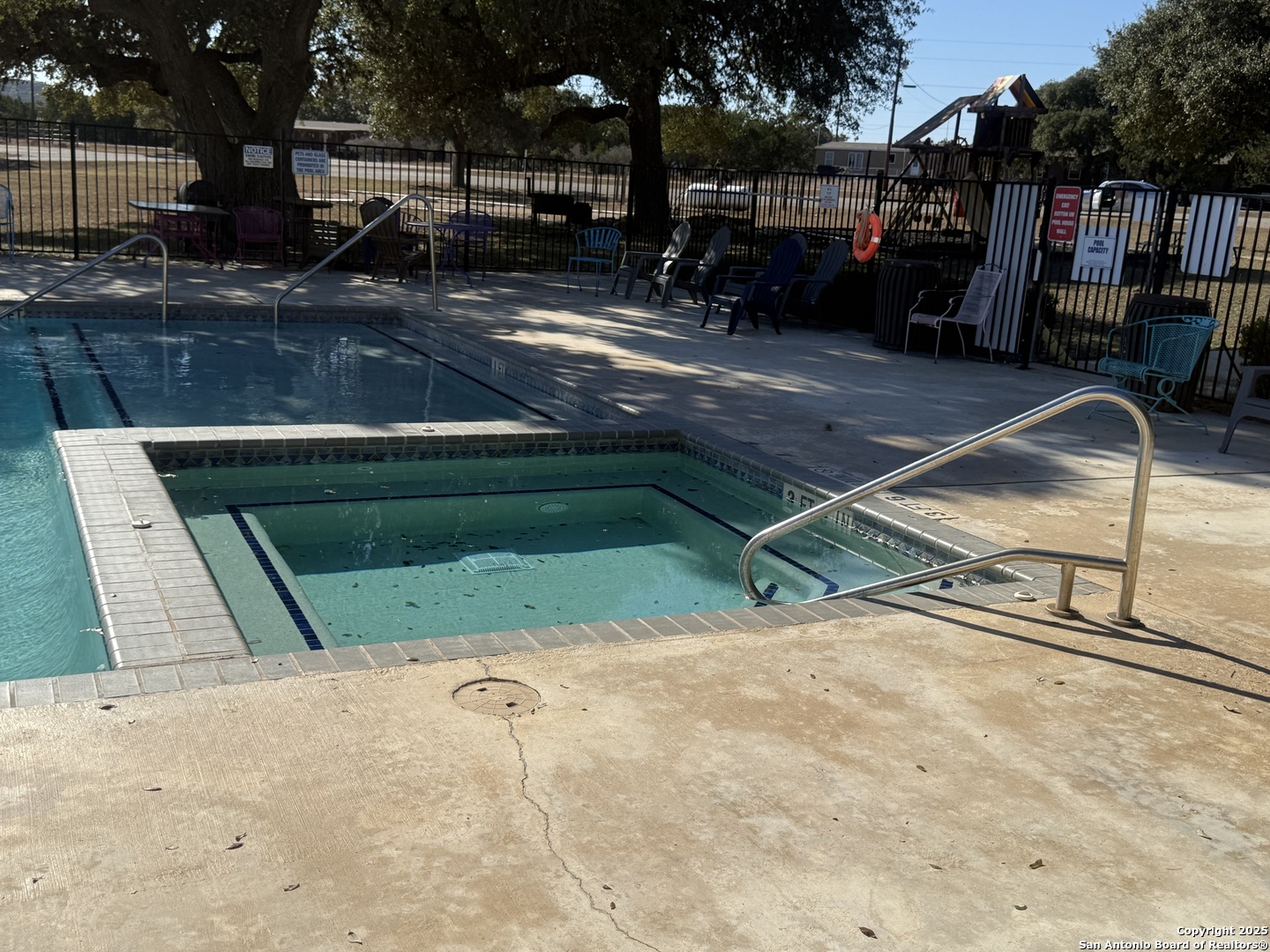 164 Private 1523 Bandera, TX 78003 - Photo 42 of 44 a view of backyard with wooden fence