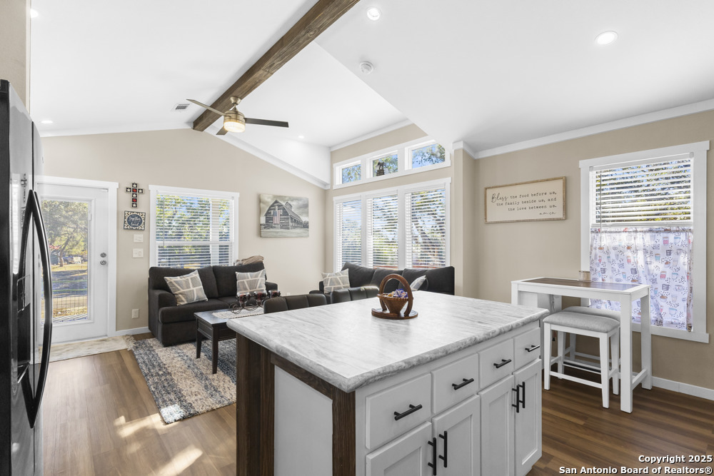 164 Private 1523 Bandera, TX 78003 - Photo 10 of 44 a view of a dining room with furniture and window