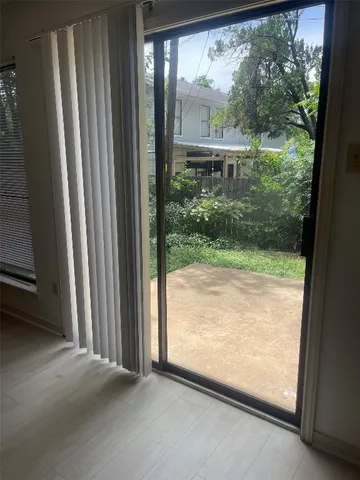 a view of a room with window