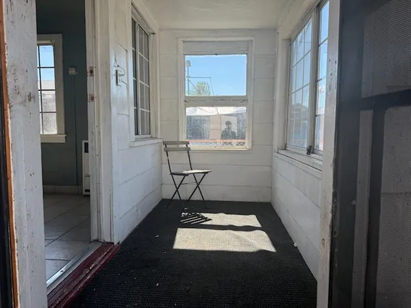 a room with a window