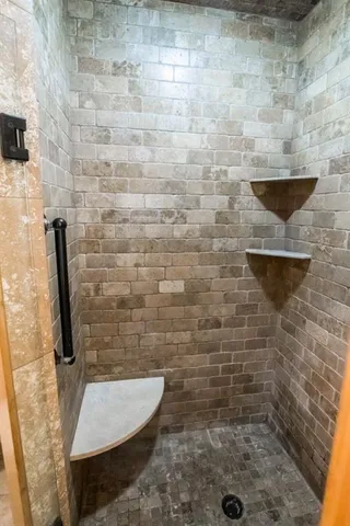 a bathroom with a sink