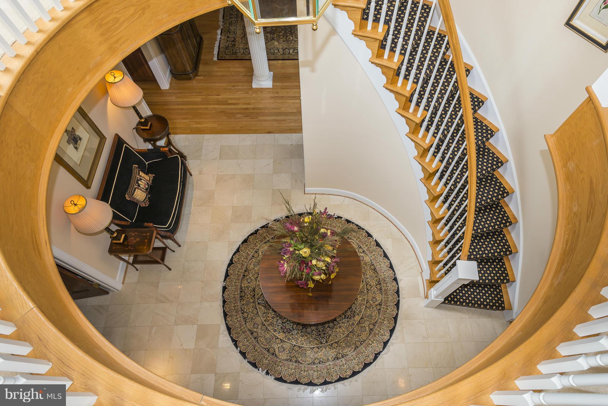 15822 Laughlin Lane Silver Spring, MD 20906 - Photo 17 of 30 Upper Level View of Stunning Circular Staircase