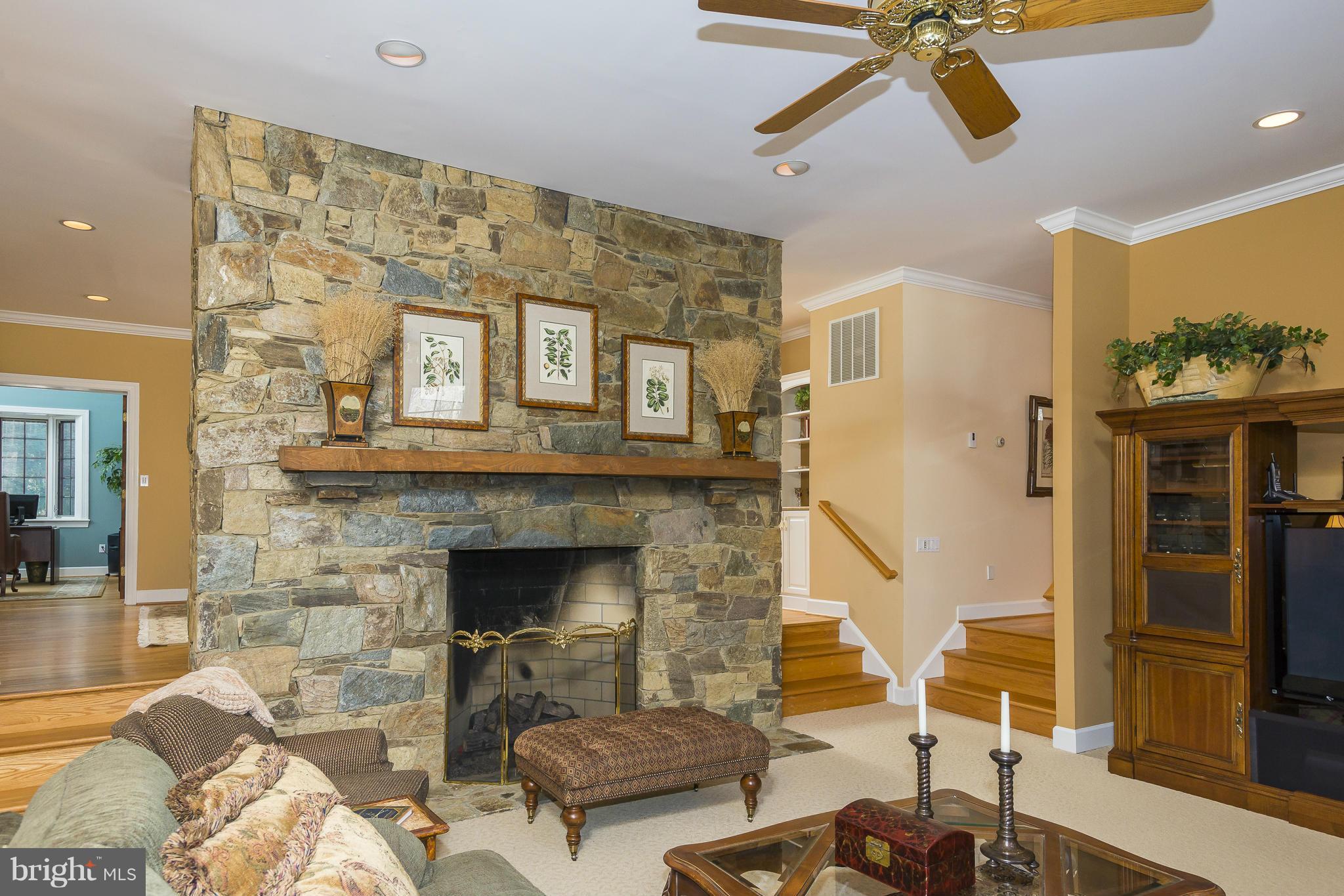 15822 Laughlin Lane Silver Spring, MD 20906 - Photo 8 of 30 Family Room with Gorgeous Stone Fireplace