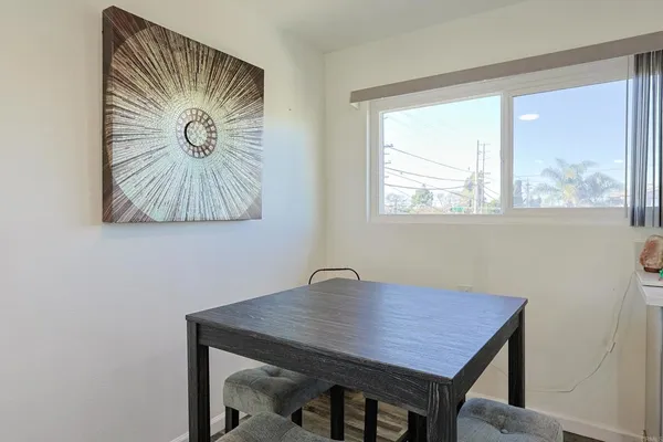 a view of a workspace with a window