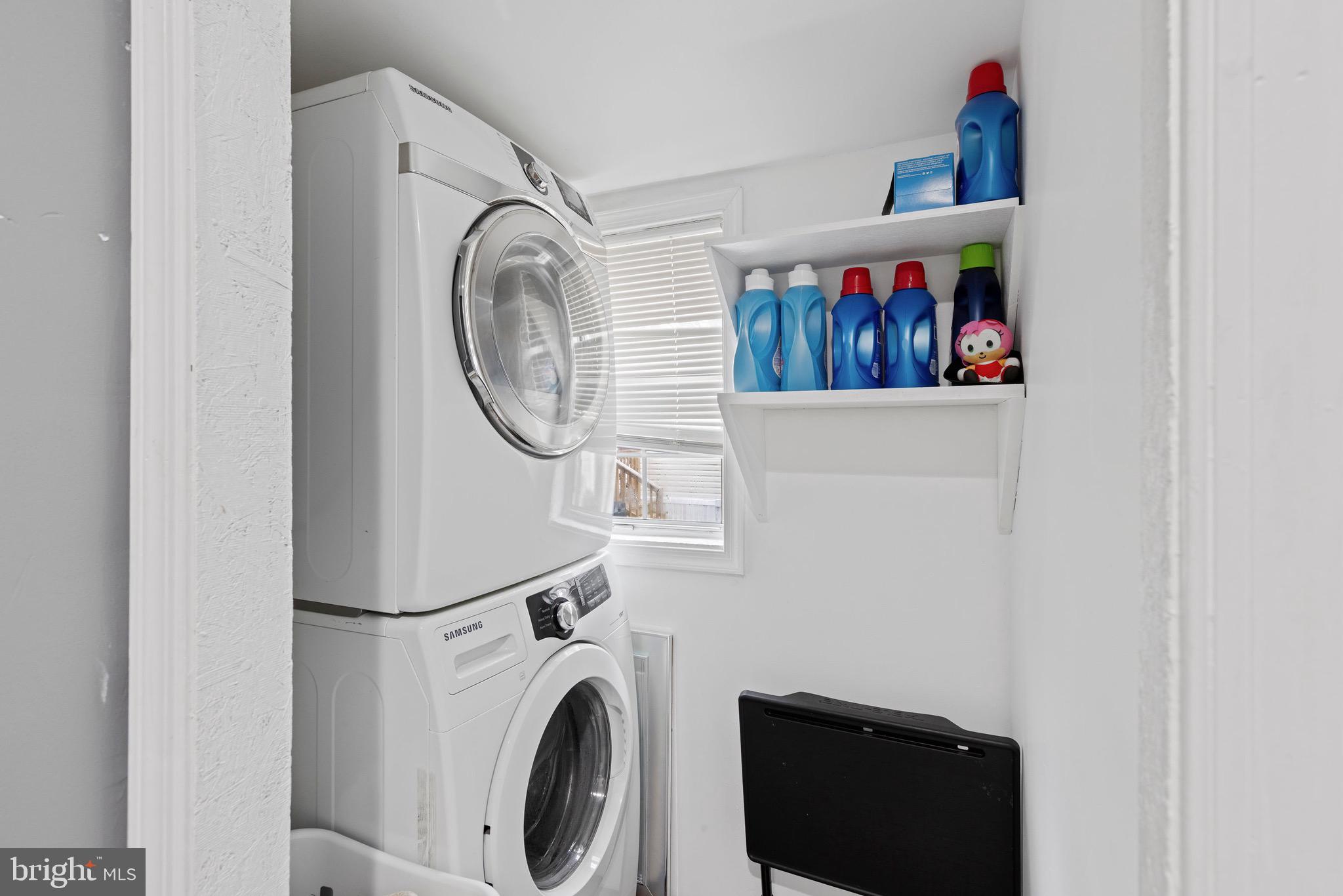 3512 Wagon Train Road Middle River, MD 21220 - Photo 21 of 27 a view of storage and utility room with washer and dryer