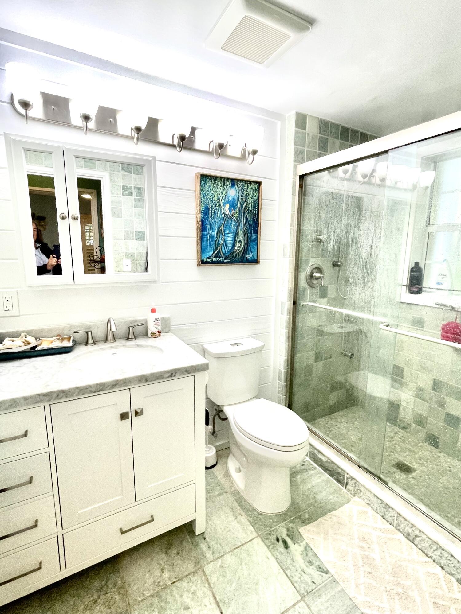 804 South Street, Unit 1 Key West, FL 33040 - Photo 22 of 31 a bathroom with a sink a toilet and shower