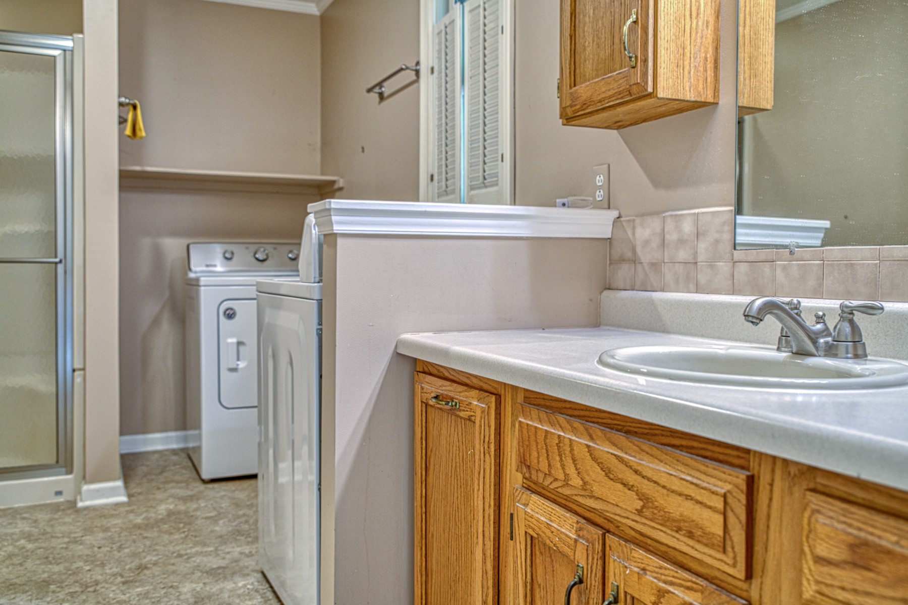 2139 Austin Bottom Road Baxter, TN 38544 - Photo 20 of 64 a bathroom with a sink and a mirror