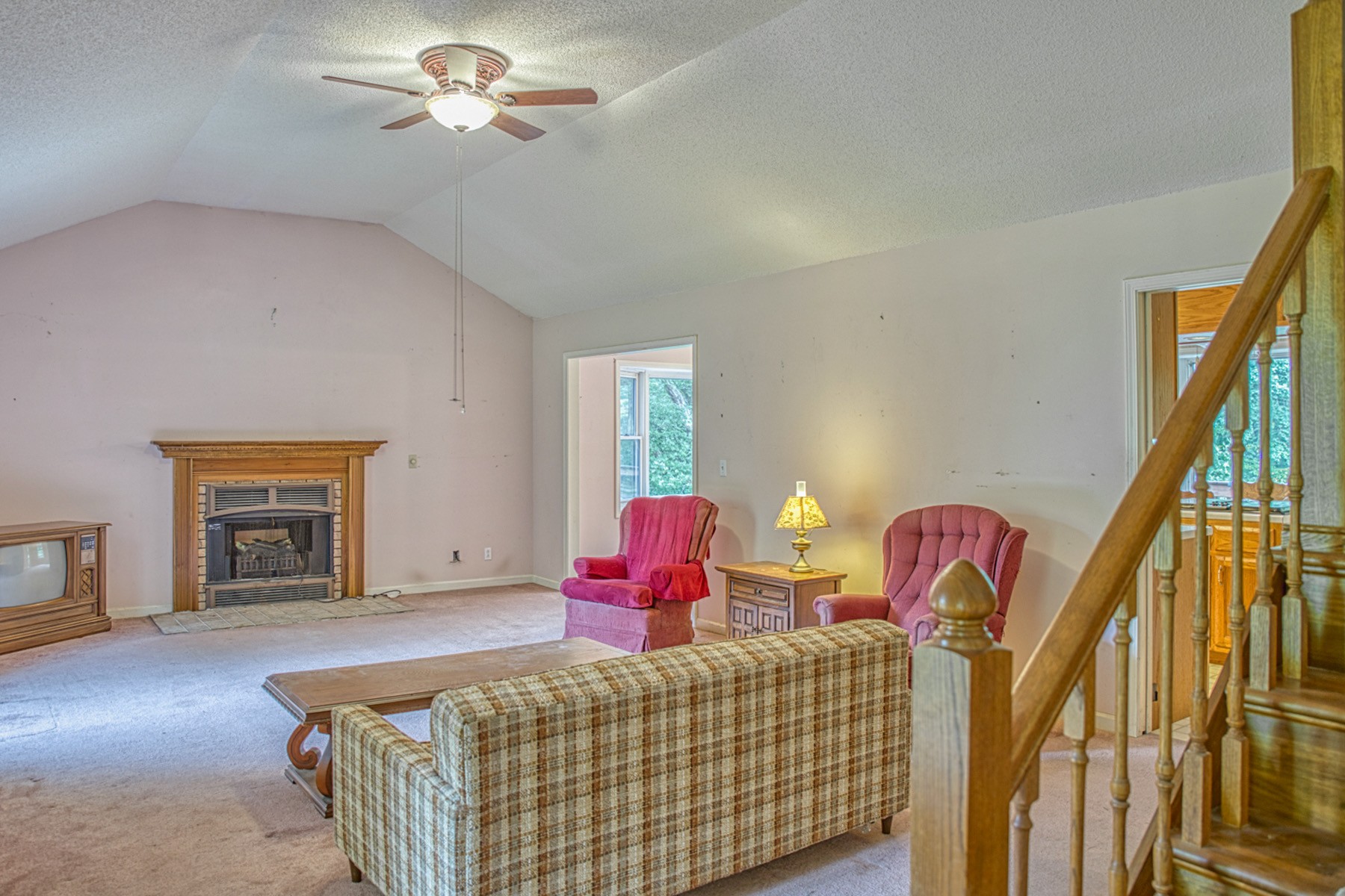 2139 Austin Bottom Road Baxter, TN 38544 - Photo 7 of 64 a bedroom with furniture and a fireplace