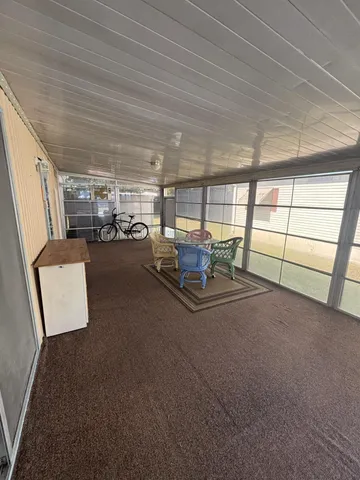 a room with gym equipment