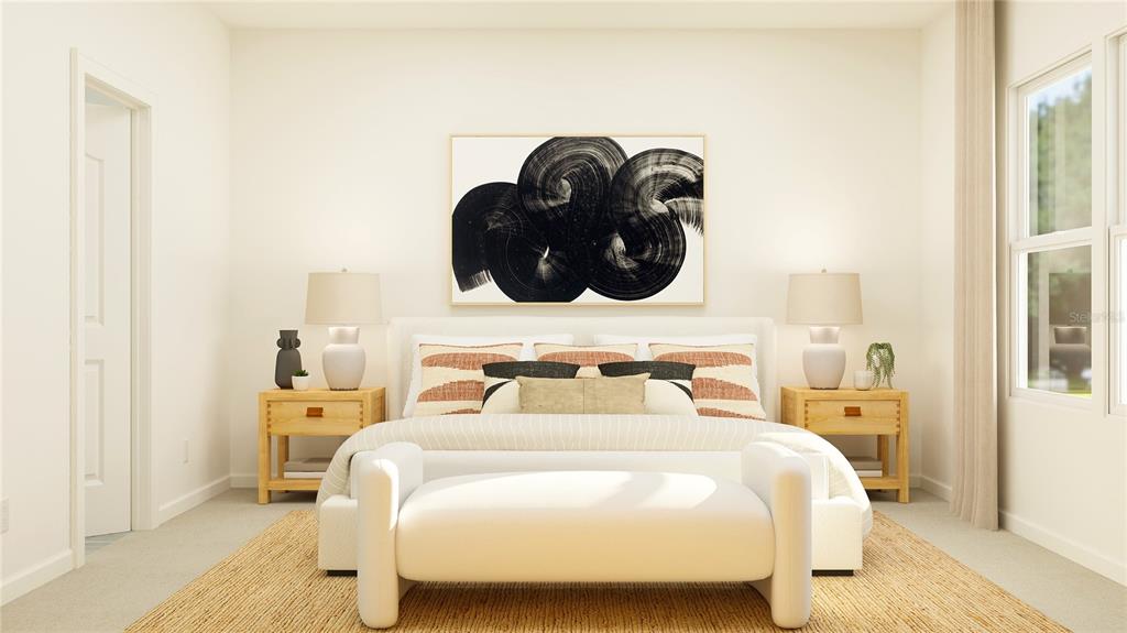 8675 Southwest 69th Terrace Ocala, FL 34476 - Photo 6 of 18 a bedroom with a bed and a closet