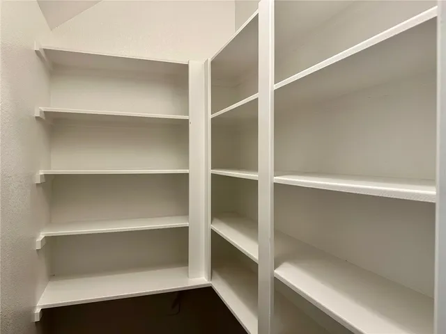 a close view of closet