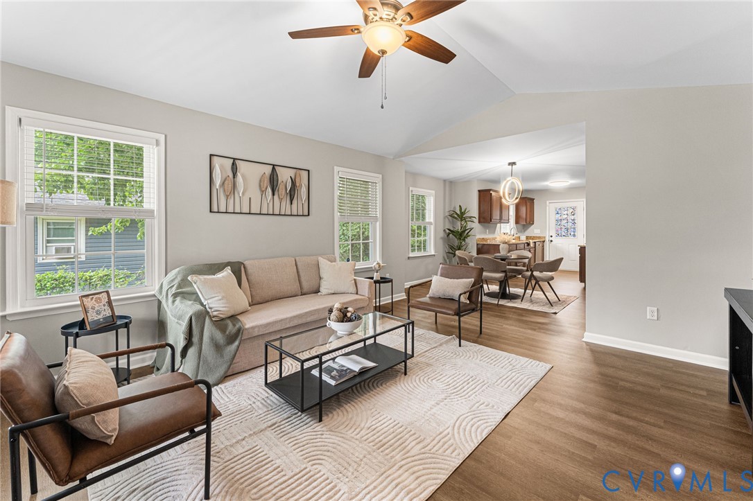829 Rome Street Petersburg, VA 23803 - Photo 3 of 22 a living room with furniture and a large window