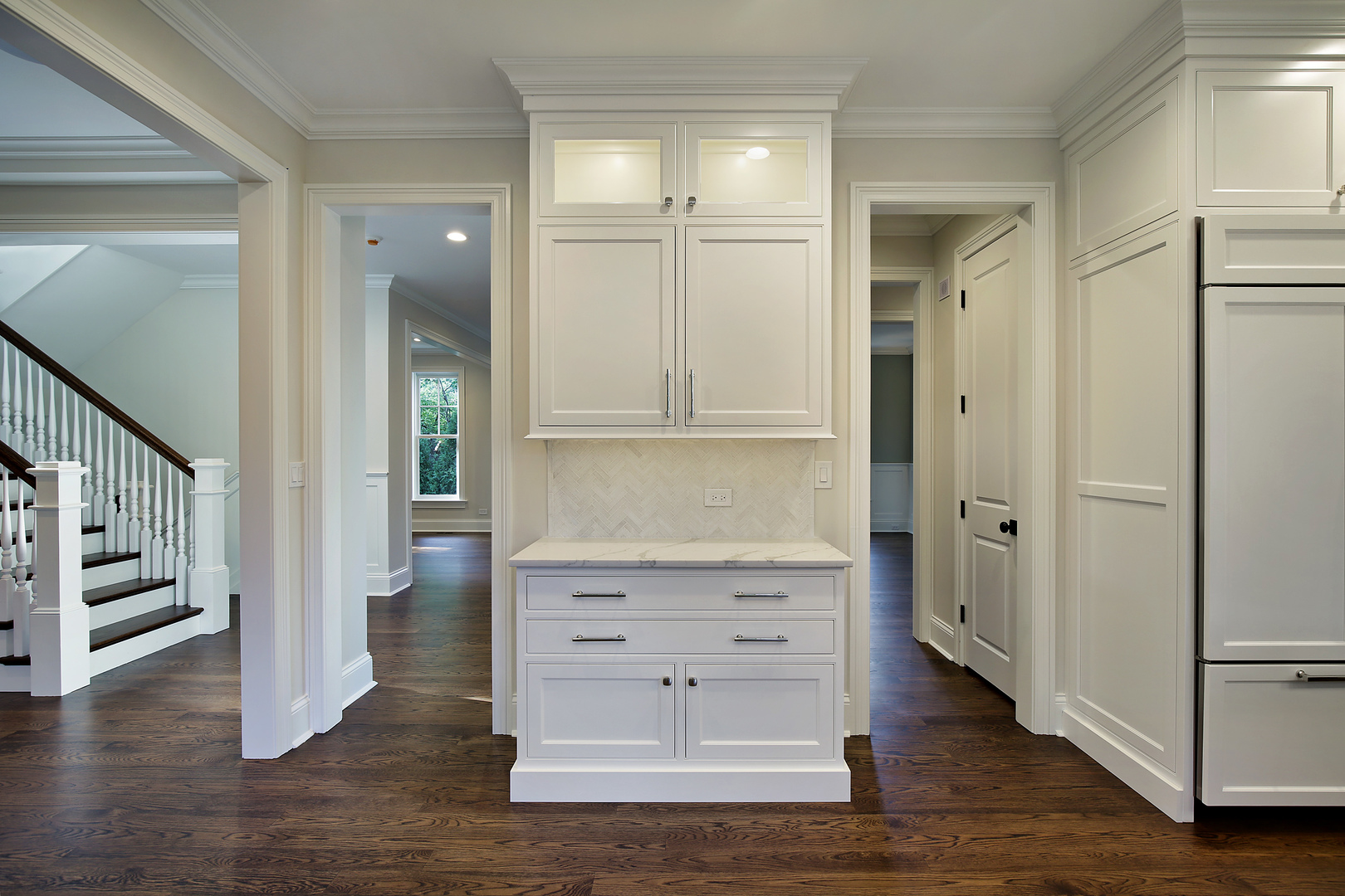 443 Hill Road Winnetka, IL 60093 - Photo 4 of 12 a view of an entryway with wooden floor