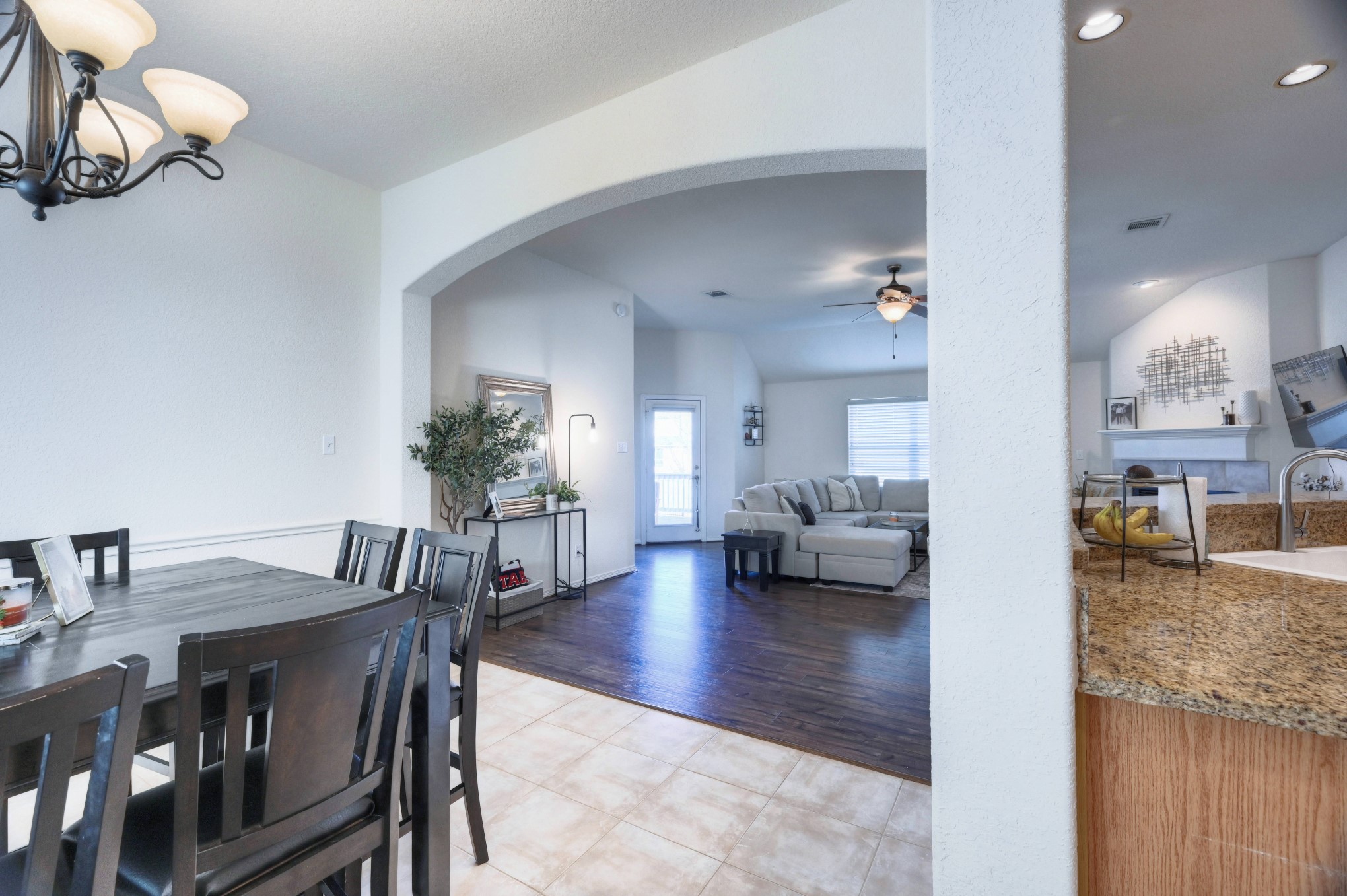 108 Cove Circle Conroe, TX 77356 - Photo 24 of 50 Follow the natural flow from the kitchen space in this photo, guiding you towards the entrance to the primary bedroom.