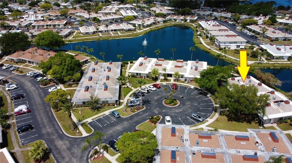 4318 Tahitian Gardens Circle, Unit B Holiday, FL 34691 - Photo 2 of 28 an aerial view of a house with yard swimming pool and outdoor seating