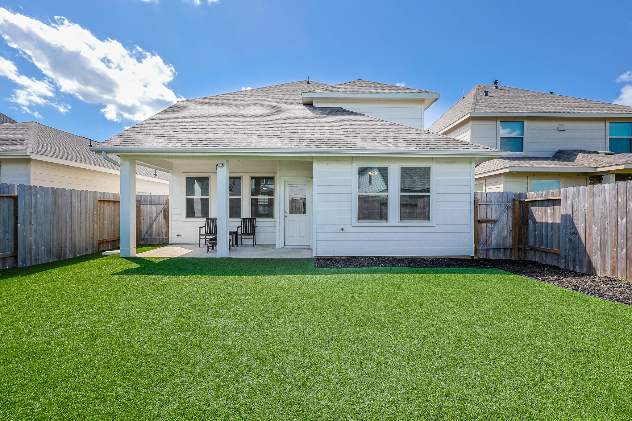 10423 Rochester Hls Lane Tomball, TX 77375 - Photo 31 of 36 Enjoy the perfect amount of privacy in this expansive, fully fenced backyard, which provides an amazing green space for both entertaining and relaxation.