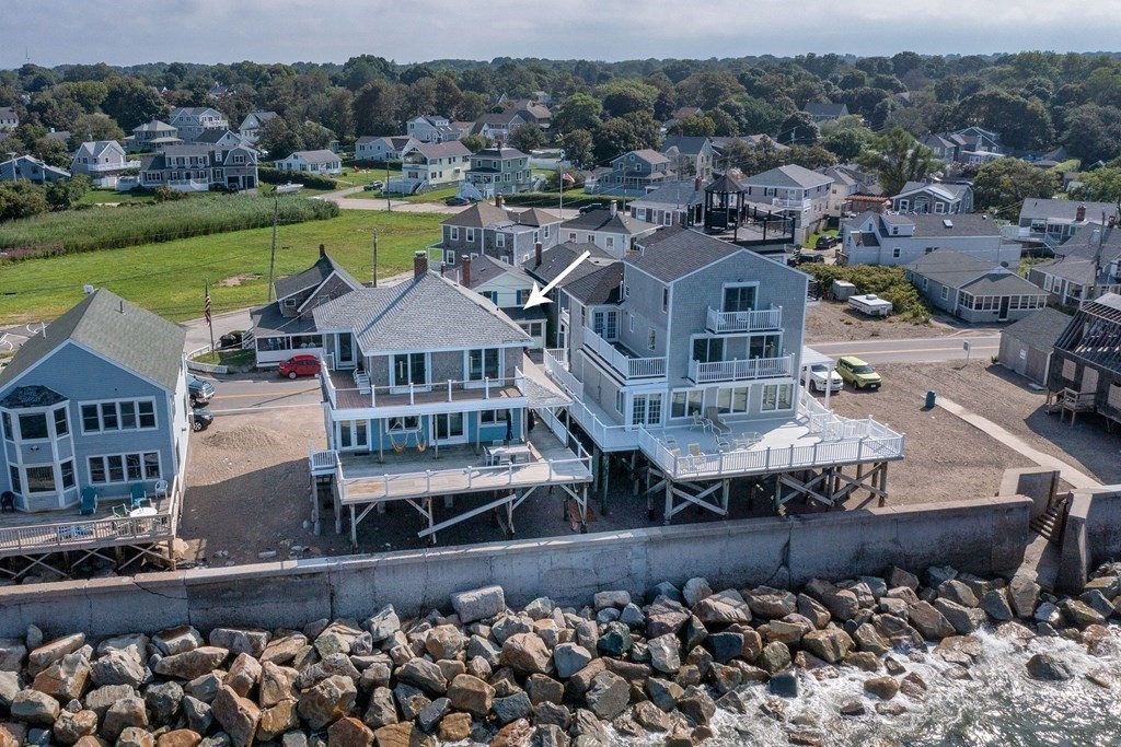 6 Oceanside Drive Scituate, MA 02066 - Photo 2 of 34 an aerial view of a house with a garden