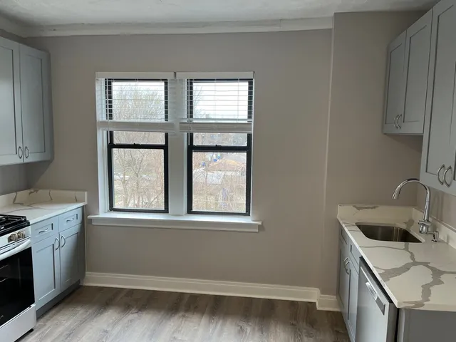 a room with window washer and dryer