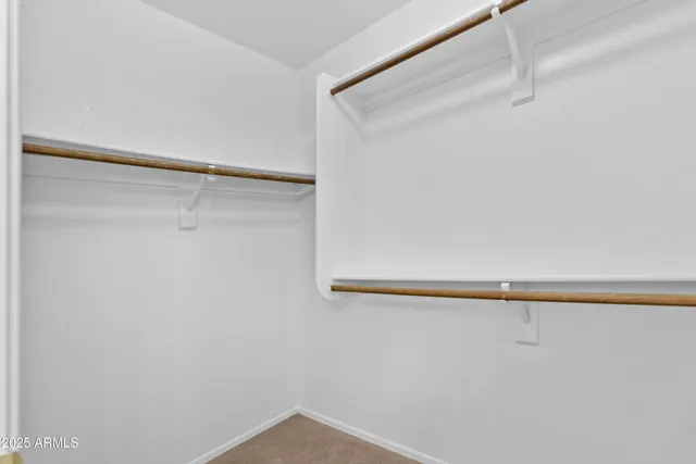 a close up view of racks on the wall