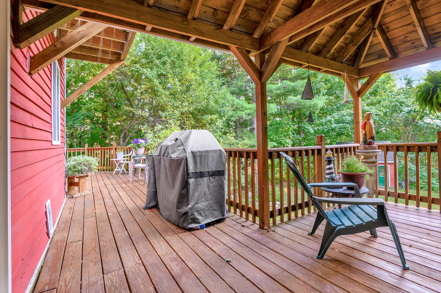468 Webbs Mills Road Raymond, ME 04071 - Photo 35 of 47 Backyard Deck
