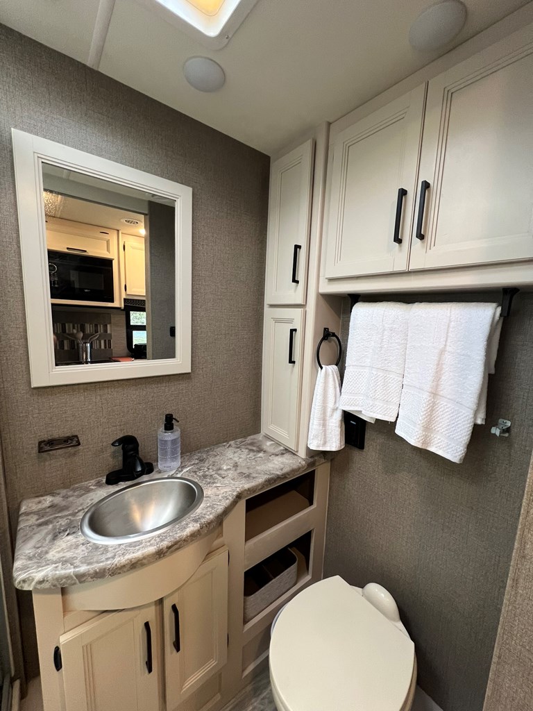 62 Waterside Blue Ridge Morganton, GA 30560 - Photo 20 of 38 a bathroom with a sink toilet and mirror