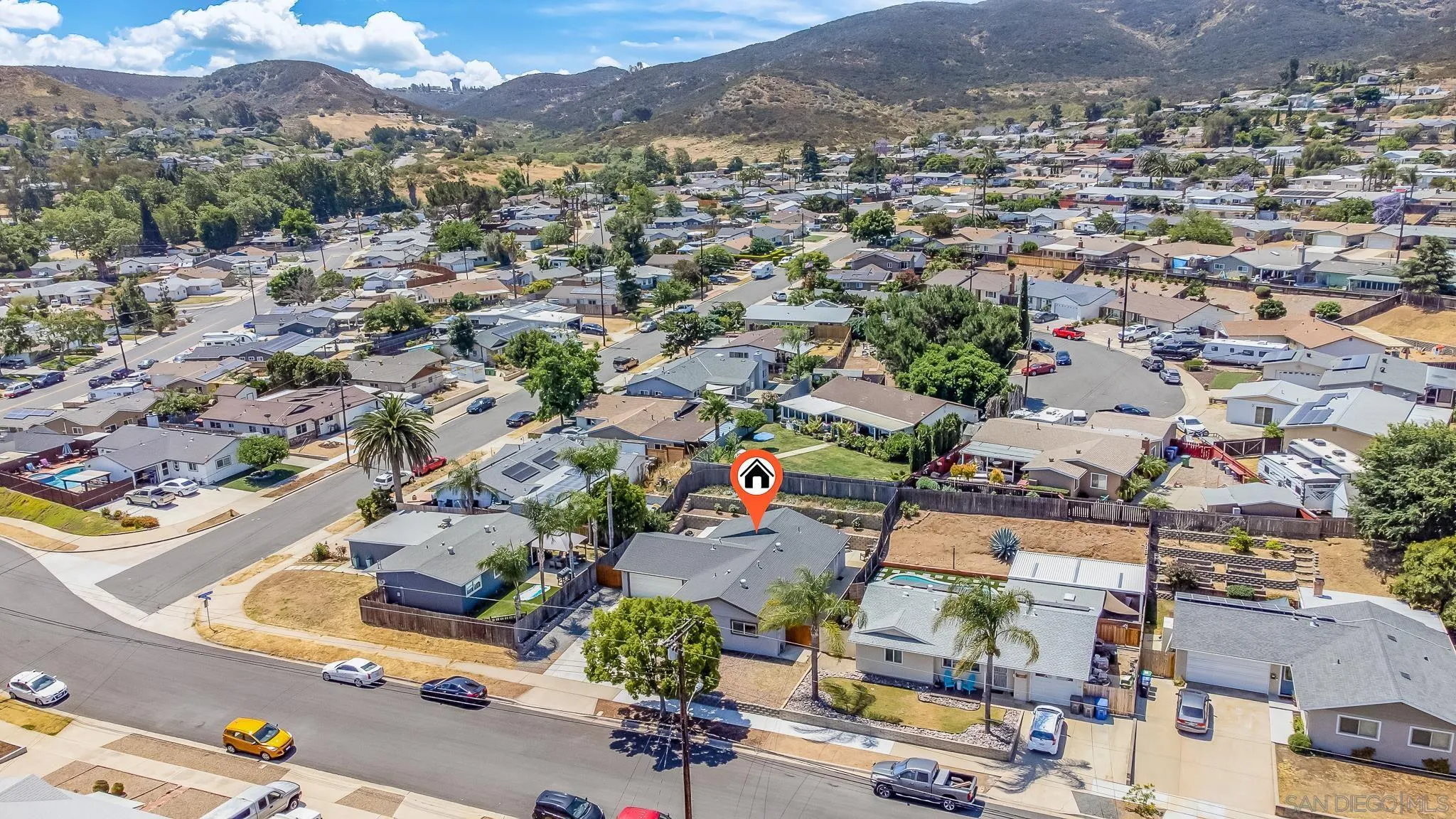 8029 Woodpecker Way Santee, CA 92071 - Photo 33 of 47 an aerial view of a city