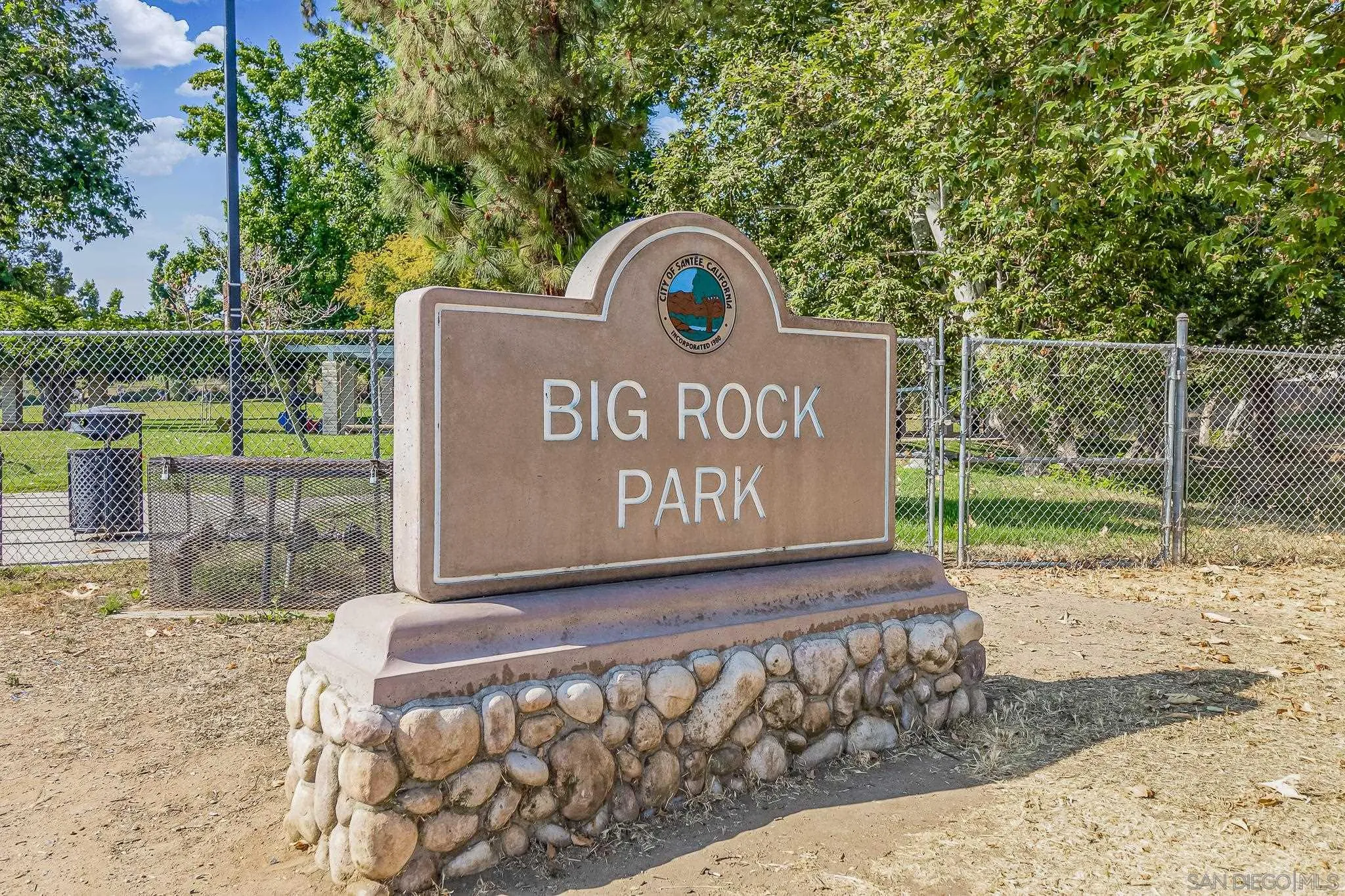 8029 Woodpecker Way Santee, CA 92071 - Photo 39 of 47 a view of a park with welcome board