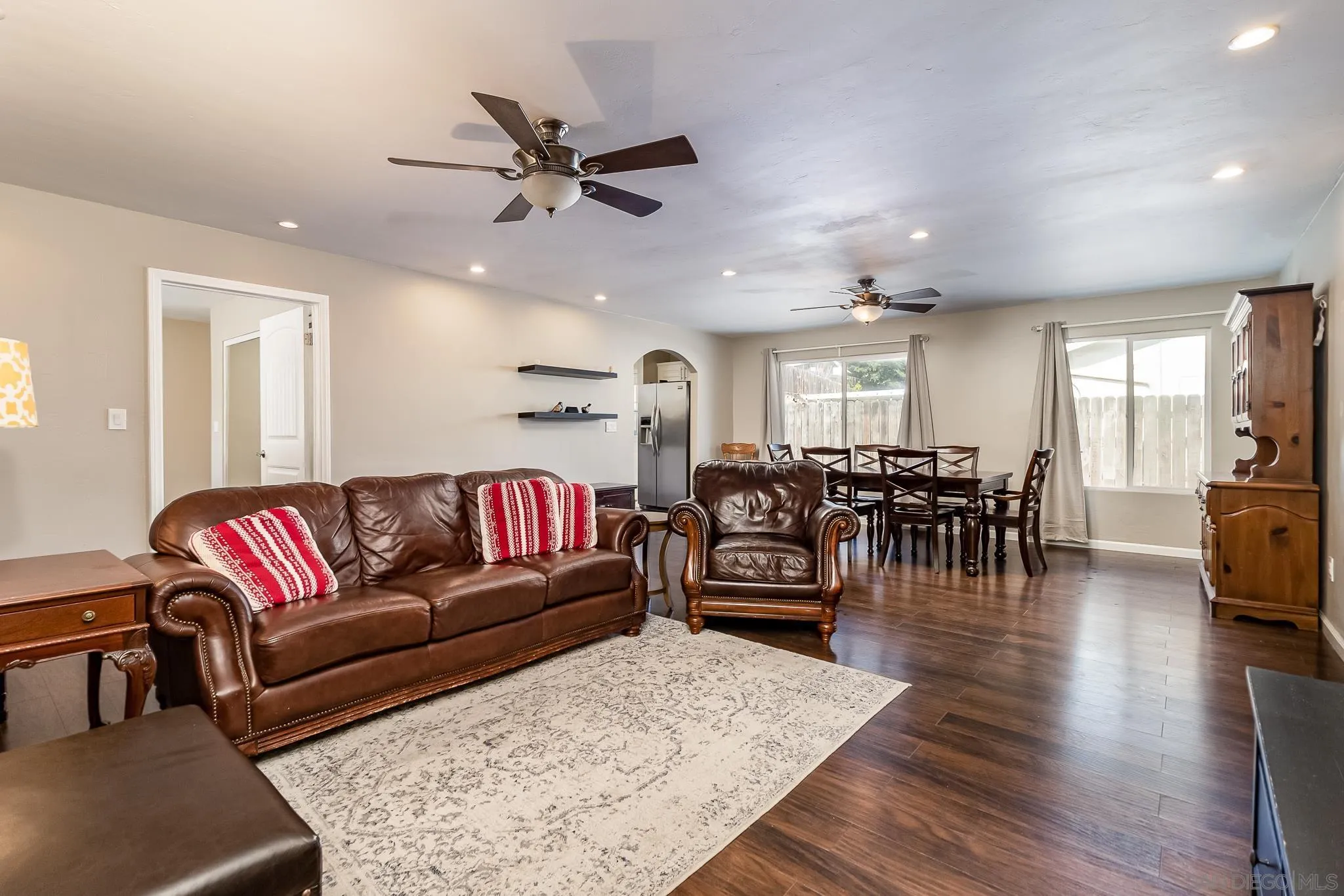 8029 Woodpecker Way Santee, CA 92071 - Photo 8 of 47 a living room with furniture and wooden floor